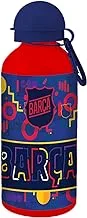 Barcelona Kids Aluminum Water Bottle with a Hook, 600 ml Capacity