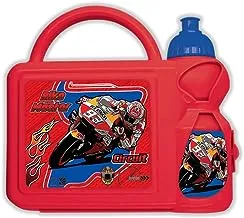 Generic Bake Master Kids Plastic Lunch Box and Water Bottle, Red
