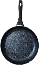 BRITISH CHEF Marble Coated Frypan - 5 Layer Nonstick Coating With 3mm Thick, Induction Bottom- BC125-28CM