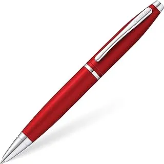 كروس AT0112-19 قلم حبر جاف كاليه معدني قرمزي غير لامع