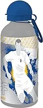 Realmadrid Kids Aluminum Water Bottle with a Hook, 600 ml Capacity