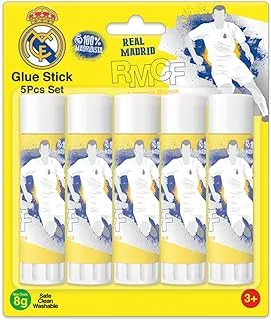 Realmadrid Glue Stick for Kids 5-Pieces, 8 g