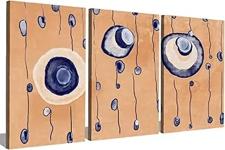 Markat S3T4060-0583 Three Panels Wooden Paintings for Decoration, 40 cm x 60 cm Size