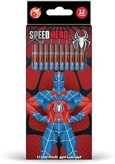 Speed Hero Color Pencils 12-Pieces