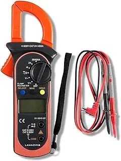 Lawazim Digital Clamp Meter | Accurately Measures Voltage Current Amp Resistance Capacitance|Battery Voltage Tester Auto-Ranging