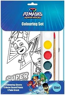 Pjmask 15 in 1 Coloring Activity Set for Kids