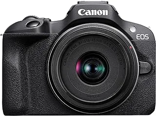Canon EOS R100 Mirrorless Camera with RFS 18-45mm and RFS 55-210mm