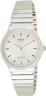 Casio Men's MQ-24D-7ECF Casual Classic Analog Display Quartz Silver Watch, Silver, Quartz Movement