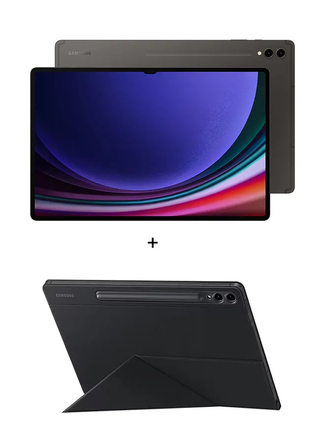 Samsung Galaxy Tab S9 Ultra Graphite 12GB RAM 256GB Wifi With Smart Book Cover - Middle East Version