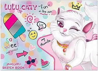 Lulu Caty Stapled Sketchbook for Drawing, 210 mm x 297 mm Size