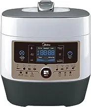 Midea Multi Pressure Cooker, 6 Liter Capacity, Power 1000W, 14 Preset Menu, White, Myss6062