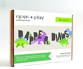 DIY Acitivity Boxes for Kids, Motor Skills and Educational Activity Set for Toddlers and Kids 4 in 1 Activity (Dapper Dinos)