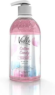 Vielle Scrubbing Hand Wash Cotton Candy 500 ML/فييل غسول مقشر لليدين كوتون كاندي