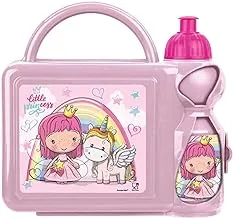 Little Princess Lunch Box and Water Bottle Set for Kids