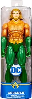 dc comics Aquaman 30 cm Aquaman Figure | 30 cm Scale Figure with Original Decoration, Cape and 11 Points of Articulation - Toys for Boys and Girls from 3 Years