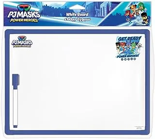 Pjmask 144041 Portable A4 Whiteboard with Marker, Blue