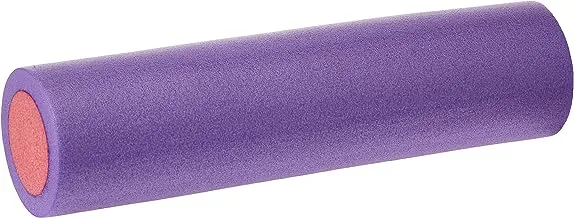 Exercise Foam Roller – Extra Firm High Density Foam Roller Half Foam Roller Foam Roller Yoga Fitness- Purple
