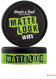 Black & Red Collection Matte Look Super Hair Wax 150 ml