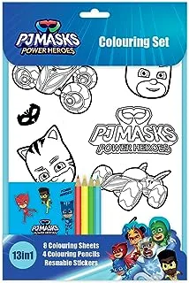 Pjmask 13 in 1 Coloring Activity Set for Kids