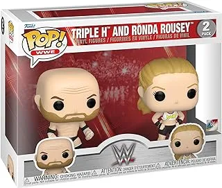 Funko Pop WWE Rousey and Triple H Collectible Vinyl Figure 2 Pack