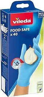 vileda food safe disposable gloves (small/medium) pack of 40 Pieces.