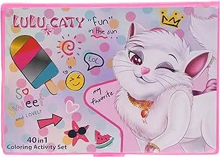 Lulu Caty 40 in 1 Coloring Activity Set for Kids