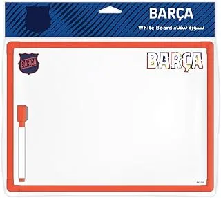 Barcelona 144044 Portable A4 Whiteboard with Marker, Red