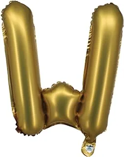 The Balloon Factory No Helium W-Shaped Foil Balloon, 34
