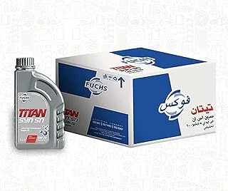 Fox Titan Super GT 5W-20 Motor Oil, Carton Box (12 Pieces x 1 Liter)