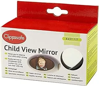 Clippasafe - Child View Mirror - Black