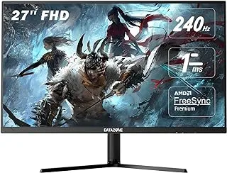 27 Inch Flat Gaming Monitor, 240 Frame and 1ms FreeSync Premium Response with Mode HDR, Vertical Monitor Positioning and RGB Backlit.