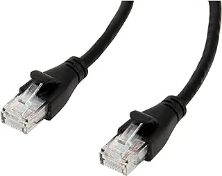 AmazonBasics RJ45 Cat-6 Ethernet Patch Internet Cable - 25 Feet (7.6 Meters), Black