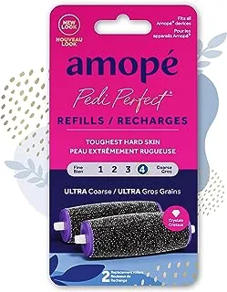 Amope® Pedi Perfect® Electronic Foot File Refills - Ultra Coarse, Removes Hard and Dead Skin - 2 Count