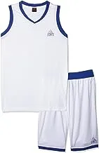 Peak F752141 Men's Basketball Uniform, Small, Classic White