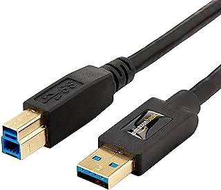 AmazonBasics USB 3.0 Cable - A-Male to B-Male Adapter Cord - 3 Feet (0.9 Meters)