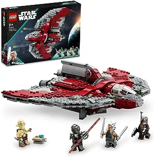 LEGO 75362 Star Wars Ahsoka Tano's T-6 Jedi Shuttle Set, Buildable Toy Starship with 4 Minifigures incl. Sabine Wren and Marrok with Lightsabers, Ahsoka Series Gift