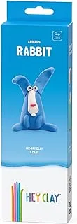 HEY CLAY – DIY Rabbit Plastic Creative Modelling Air-Dry Clay For Kids 3 Cans