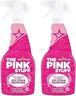 Stardrops - The Pink Stuff - The Miracle Laundry Oxi Stain Remover Spray 2-Pack Bundle (2 Laundry Stain Remover)
