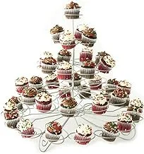 Home Concept 5 Tier 41 Display Mini Cup Cake Stand, Multicolor