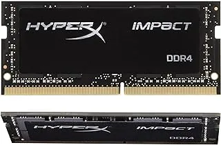 مجموعة ذاكرة الكمبيوتر المحمول Kingston FURY Impact 64GB (2x32GB) 2933MT/s DDR4 CL17 مكونة من 2 | إنتل XMP | ايه ام دي رايزن | التوصيل والتشغيل | استهلاك منخفض للطاقة | KF429S17IBK2/64