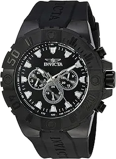 Invicta Men's 23973 Pro Diver Analog Display Quartz Black Watch, Black, Diver,Quartz Movement