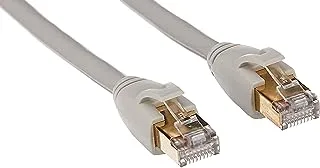 AmazonBasics RJ45 Cat7 High-Speed Gigabit Ethernet Patch Internet Cable, 10Gbps, 600MHz- 7 Feet (2M), White