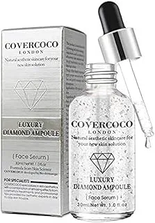 COVERCOCO LONDON Luxury Diamond Ampoule Facial serum Anti acne Moisturizer Whitening Anti Aging Intensive face Lifting Firming Britening Anti Wrinkle Natural aesthetic skin Care solution