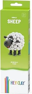 HEY CLAY – DIY Sheep Plastic Creative Modelling Air-Dry Clay For Kids 3 Cans