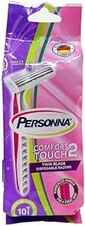 Personna Lady Comfort Touch 2 Body Razor 10-Pieces