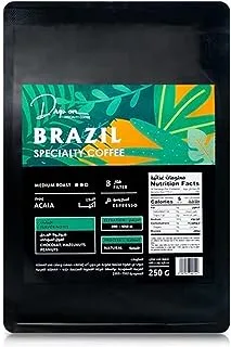 Roasted Specialty Coffee Beans- whole beans 250 G - Brazil