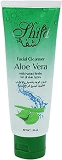 Shifa Facial Cleanser Aloe Vera with Natural herbs for all skin types, 120ml