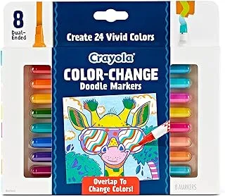 Crayola Color Change Markers, Gift for Teens, 8ct