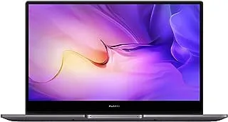 HUAWEI MateBook D 14 Laptop, 14 inch Ultrabook with 1080P Eye Comfort FullView Display, 11th Gen Intel Core i5 Processor, Fingerprint Power Button, Large 65W Pocket Charger, 8GB + 512GB SSD, Grey