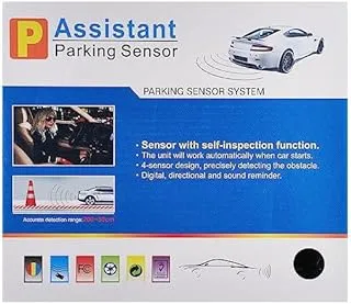 Nebras Beep Alert Car Parking Radar System Kit with 4 Sensors, Black